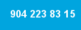 904 223 83 15 904 223 83 15